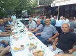 Kaymakam Halis Hacıismailoğlu’na veda yemeği