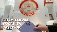 Seçim takvimi belli oldu!
