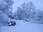 Akçapınar'dan Kar Manzarası