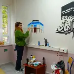 Taraklı Ortaokulu Mescidinde Hat ve Tezyinat Çalışmaları