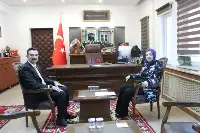 Kaymakam Serttaş Rümeysa Sena Kurt'u ağırladı