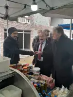 CHP TARAKLI BELEDİYE BAŞKAN ADAYI CEMAL DOĞAN PAZARI GEZDİ.