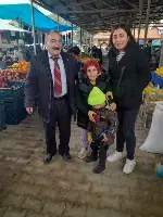CHP TARAKLI BELEDİYE BAŞKAN ADAYI CEMAL DOĞAN PAZARI GEZDİ.