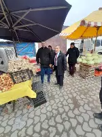 CHP TARAKLI BELEDİYE BAŞKAN ADAYI CEMAL DOĞAN PAZARI GEZDİ.