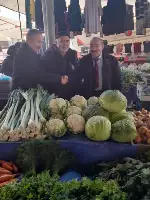 CHP TARAKLI BELEDİYE BAŞKAN ADAYI CEMAL DOĞAN PAZARI GEZDİ.