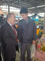 CHP TARAKLI BELEDİYE BAŞKAN ADAYI CEMAL DOĞAN PAZARI GEZDİ.