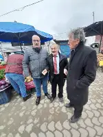 CHP TARAKLI BELEDİYE BAŞKAN ADAYI CEMAL DOĞAN PAZARI GEZDİ.