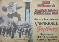 18 Mart Çanakkale Zaferi ve Şehitleri Anma Günü Programı