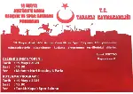 19 Mayıs Atatürk'ü Anma, Gençlik ve Spor Bayramı Programı