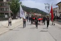 Gençlik yürüyüşü yapıldı