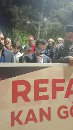 Taraklı’da İsrail'i Protesto Yürüyüşü Düzenlendi