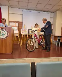 Resim yarışmasında İl ikincisi oldu