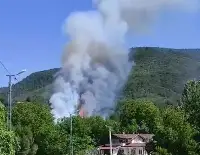 Sarıkız’daki Yangın Korkuttu