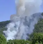 Sarıkız’daki Yangın Korkuttu