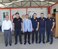 Taraklı Kaymakamı Burak Serttaş'tan İtfaiye Amirliğine Ziyaret
