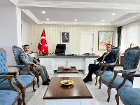 Taraklı Kaymakamı Burak Serttaş'tan Söğütlü Kaymakamı Mehmet Göze'ye Ziyaret