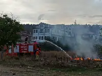 Ulucami Mahallesi'nde Anız Yangınına Hızlı Müdahale