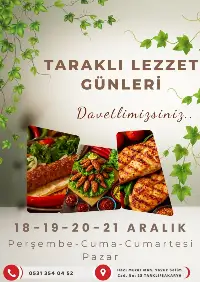 Taraklı Lezzet Günlerine Davet