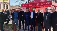 Saadet Partisi’nden Taraklı’da Üyelik Standı Çalışması