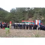 Kaymakam Tunalı Öğrencilerle Omuz Omuza Verip Ağaç Dikti