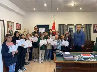Ramazan Bereketi Projesi 40 Ayet 40 Hadis Yarışmasında Başarılı Öğrencilere Ödül Takdimi