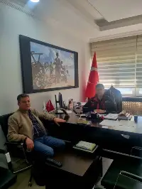 Ziraat Odası Başkanı Ruhi Avdan'dan İlçe Tarım Müdürü Samet Yılmaz’a Ziyaret