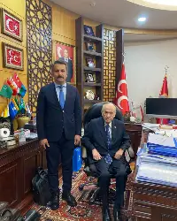 Başkan Pilavcı Ankara’da Bahçeli ile Görüştü