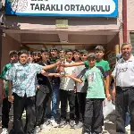 Taraklı Ortaokulu’nda Karne ve Kupa Sevinci