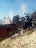 Taraklı Alballar Mahallesi'nde Ahşap Evde Yangın: Mahallede Panik Yaşandı