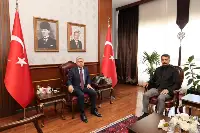 Vali Rahmi Doğan, Taraklı Belediye Başkanı İbrahim Pilavcı’yı Makamında Kabul Etti