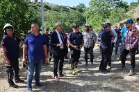 Başkan Yusuf Alemdar yangın felaketinin yaşandığı Taraklı’da