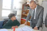 Taraklı Milli Eğitim Müdürü Ahmet Kıvcı’dan Yenidoğan İlk/Ortaokulu’na Ziyaret