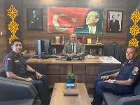 Jandarmadan Milli Eğitim Müdürüne Ziyaret