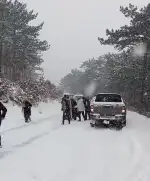 Başkan Pilavcı Mahsur Kaldı