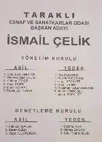 Esnaf Odası Seçimi Yapıldı
