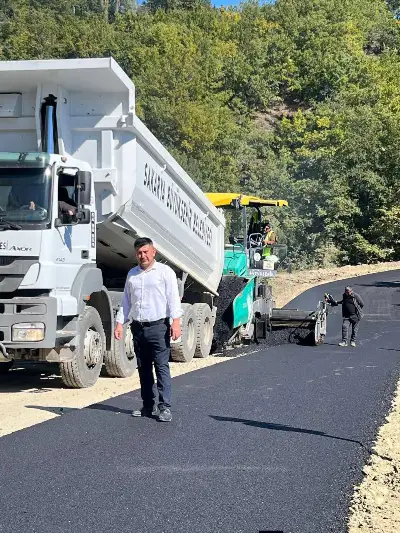 Taraklı Tuzla Mahallesi Yolu Asfaltlandı