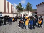 Taraklı Ortaokulunda Deprem Tatbikatı