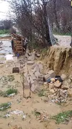 İstinat Duvarı Çökme Tehlikesi