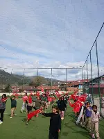 Coşkulu Bayrak Yürüyüşü