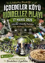 İçdedeler Hayırı 17 Mayıs'ta