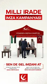 Yeniden Refah'tan Dev İmza Kampanyası