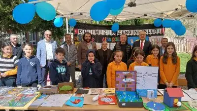 Taraklı Ortaokulu’nda “Dil Bahçem” Sergisi Açıldı