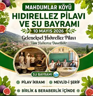 Mahdumlar'da Geleneksel Hayır Pilavı