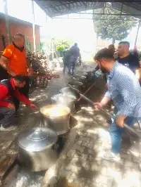 İçdedeler'de Hayır Pilavı Düzenlendi