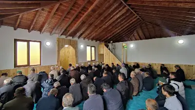 Alballar Yaylası'nda Ahşap İbadet Alanı Hizmete Açıldı