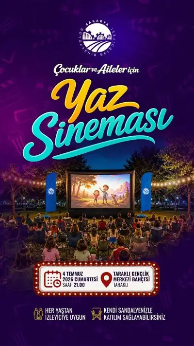 Taraklı'da Açık Hava Sineması