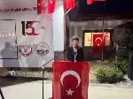 Taraklı'da 15 Temmuz Demokrasi ve Milli Birlik Günü Anma Etkinlikleri Düzenlendi