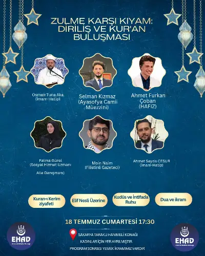 Taraklı'da Zulme Karşı Kıyam Buluşması