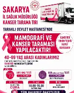 Taraklı'da Ücretsiz Kanser Taraması