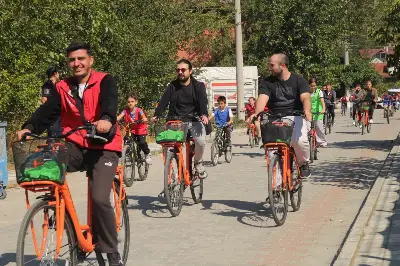 Taraklı’da Sağlık İçin Pedalladılar